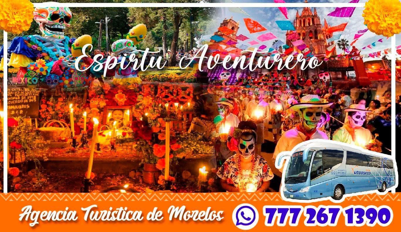 Destinos y autobús de Agencia Turística de Morelos MarYsol